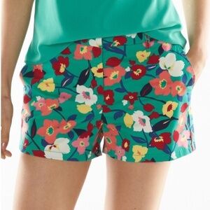 ELLE Preppy Floral Colorful Feminine Shorts / Size 4